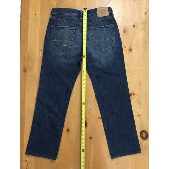 Vintage Abercrombie & Fitch Classic Straight Jeans 31x 30 – 100% Cotton - Picture 5 of 9